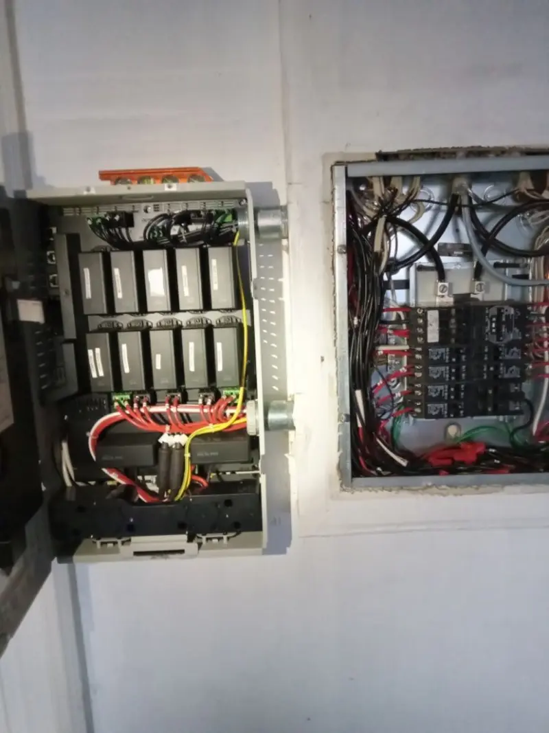 Electrical panel upgrade completed for Commercial Electrician Services in Buford